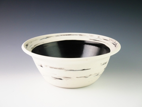 Birch Bowl with Birch Rim
